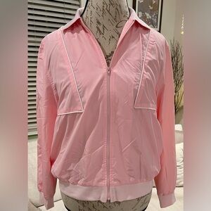 Sag Harbor Petite Medium Pink Women's Jacket Tennis Pickleball Sport